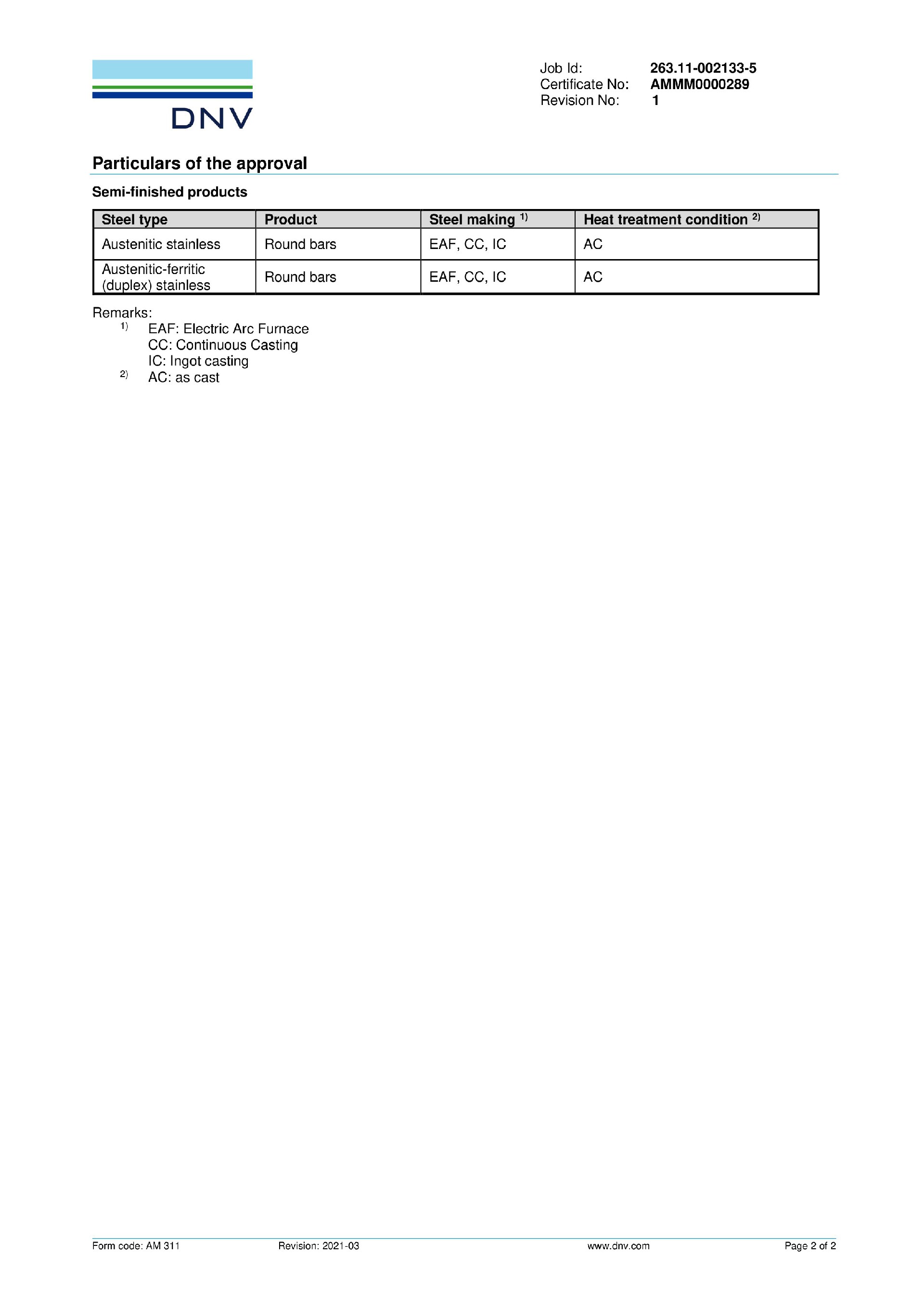DNV.GL挪威德國船級社證書